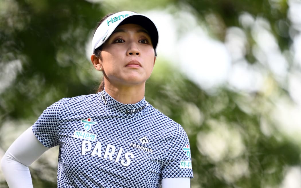 New Zealand golfer Lydia Ko competes at the Evian Championship 2024.