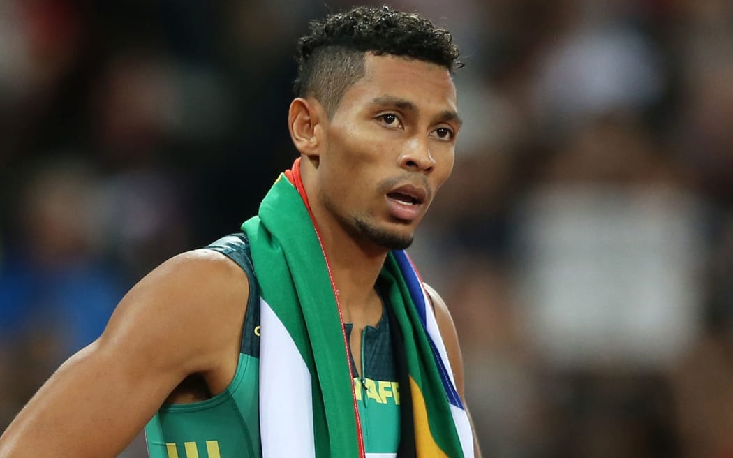 South Africa's had to settle for second on the men's 200m.