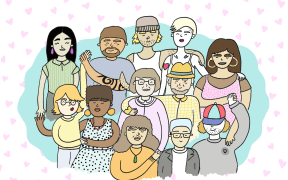 A diverse bunch of ethically non-monogamous characters