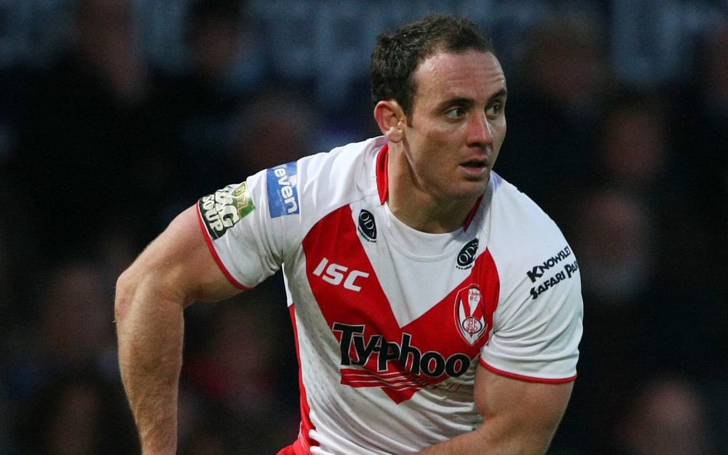 Former Kiwi Lance Hohaia, playing for St Helens.