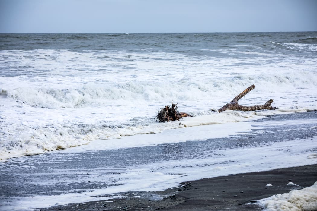 Hokitika beach, New Zealand