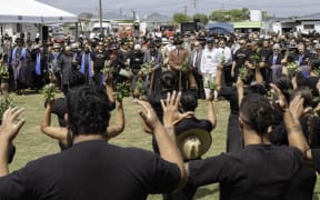 Kīngi Tūheitia on the first day of Rātana 2024