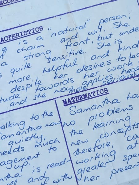 For all the laughs about scathing put-downs and colourful comments, Burnside High School principal Scott Haines said teachers' observations could have a lasting effect.