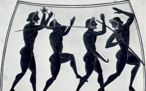 Javelin throwers Ancient Greece