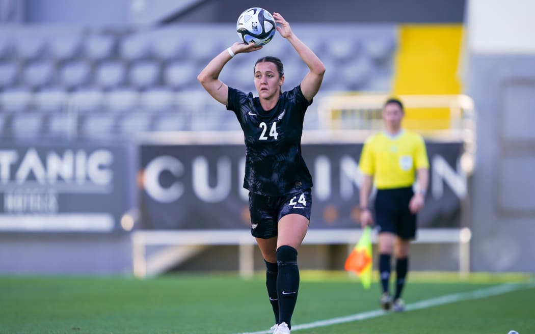 New Zealand's Michaela Foster
New Zealand Football Ferns v Iceland, International Women’s Football Friendly match at Mardan Sports Complex, Antalya, Turkey on Friday 7 April 2023. Mandatory credit: Daniela Porcelli / www.photosport.nz