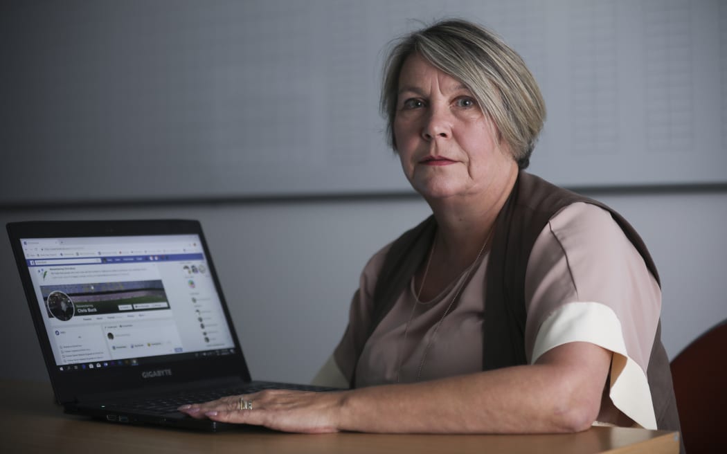 Carey Buck 'memorialised' her husband's Facebook page soon after his sudden death.
