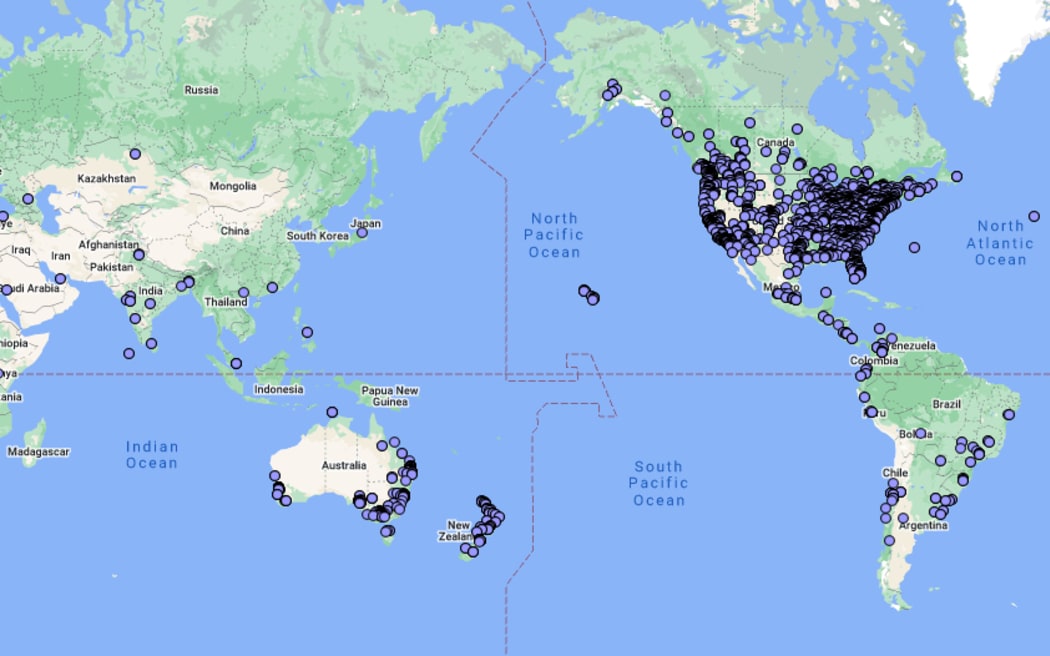 Projekt World Hum Map and Database ma na celu rejestrację wszystkich miejsc, w których ludzie doświadczają szumu na całym świecie.