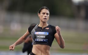 New Zealand sprinter Zoe Hobbs
