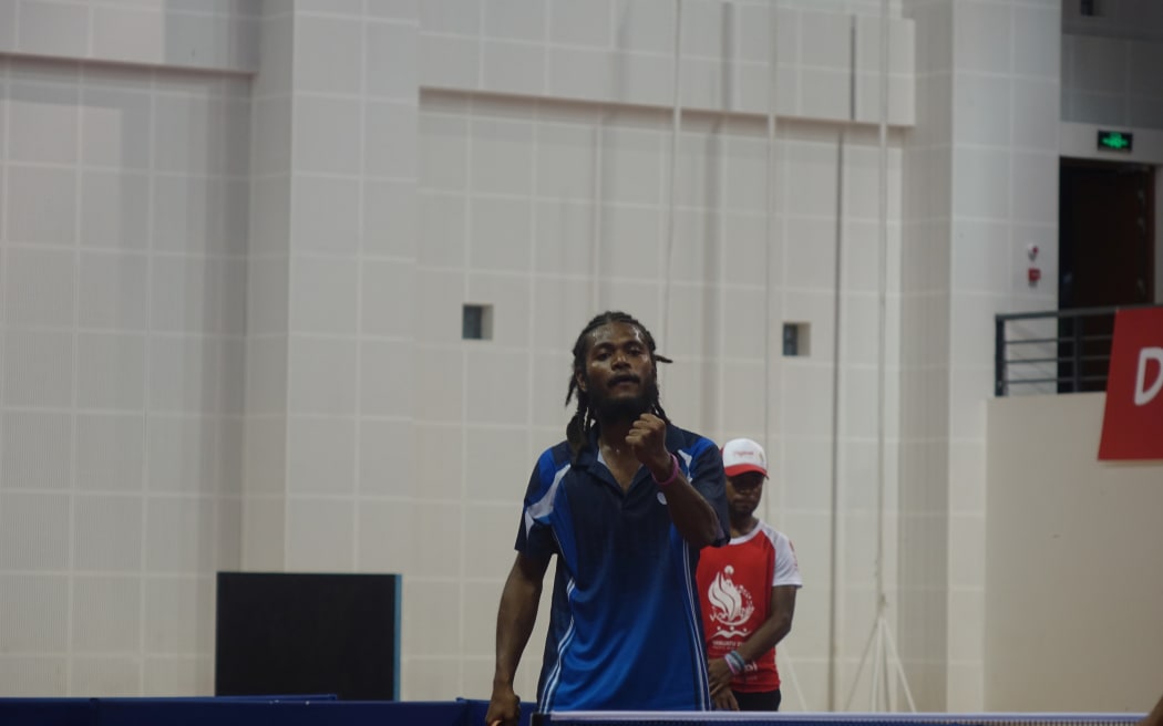 Yoshua Shing won four gold medals in table tennis.