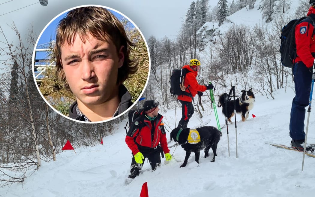 Mountain rescue team search for skiers and snowbaorders caught in an avalanche in the Zwieselam, Upper Austria 04 February 2023 in which three people are said to have died including a 17-year-old from New Zealand
picture supplied
credit: Bergrettung Oberosterreich

https://www.facebook.com/BergrettungOberoesterreich/
NZH 06Feb23 - Mountain rescue teams search for skiers and snowboarders after fatal avalanches in Austria. A young New Zealander is among the victims. Photo / Bergrettung Oberosterreich.