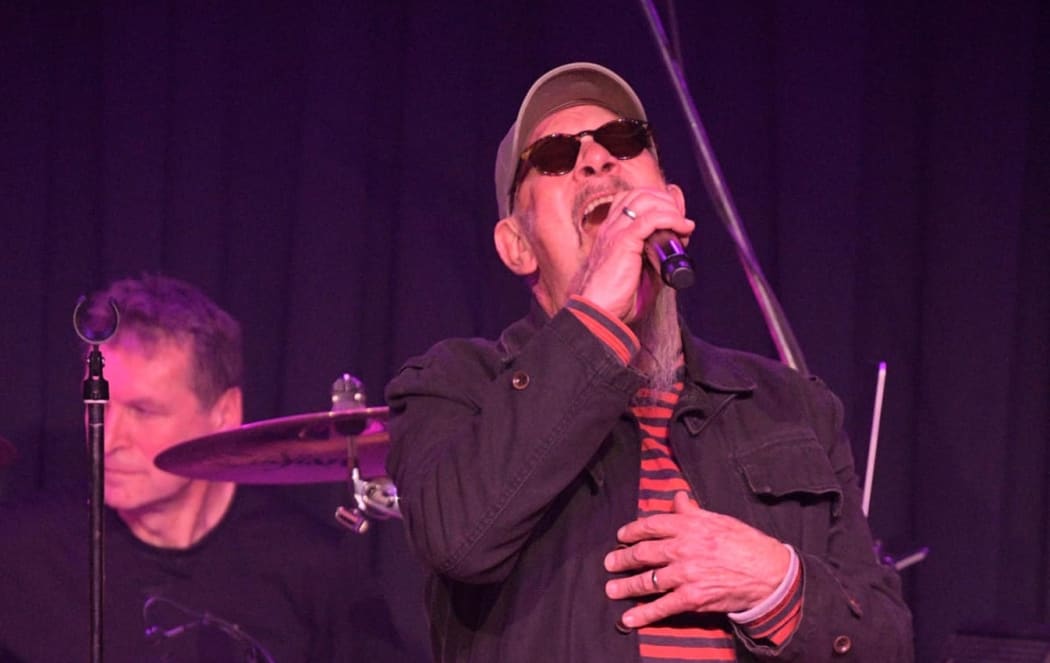 Chris Thompson on stage at Helmbrechts in Germany, 2022