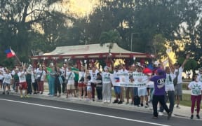 'I stand with Duterte' event over 250 supporters of the former president attended the rally.