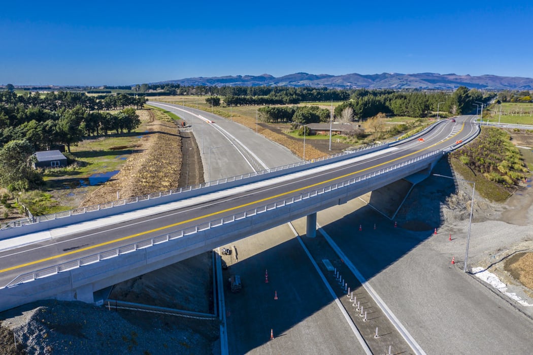 Once open, the Christchurch southern motorway will halve the time it will take to get from the CBD to Rolleston to about 15 minutes.