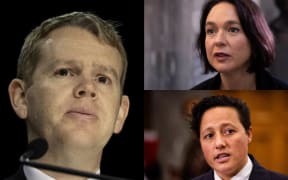 Chris Hipkins, Ginny Andersen and Kiri Allan.