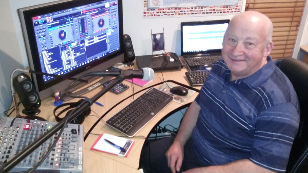 John Watson, creator of Sleep Radio in his home studio