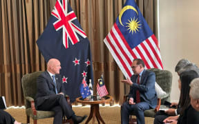 New Zealand's Prime Minister Christopher Luxon meets with Prime Minister of Malaysia Anwar Ibrahim on the sidelines of a special Australia-ASEAN summit.