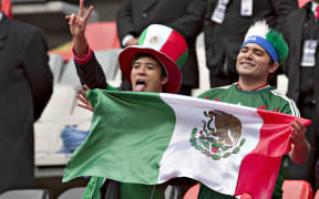 Mexico football fans.
