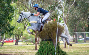 Clarke Johnstone rides Balmoral Sensation 2017 AUS-Mitsubishi Motors Australian International 3 Day Event. Victoria Park, Adelaide.