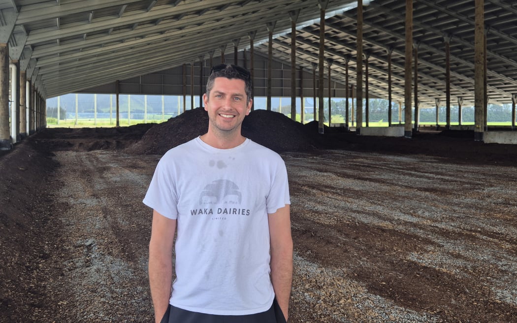 Michael Phillips says one of the biggest benefits of the shed has been reducing nitrogen run-off.
