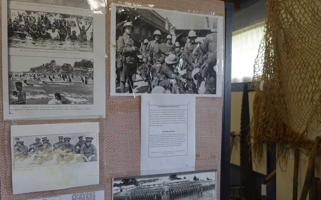Photos of Niue's WW1 soldiers salvaged after Cyclone Hipa at Niue's Museum