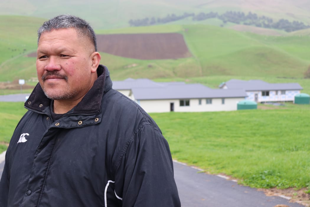 Te Taiwhenua o Tamatea deputy chairman Zack Makorae is building a papākainga in his ancestral land, where there will be eight homes for his whānau.