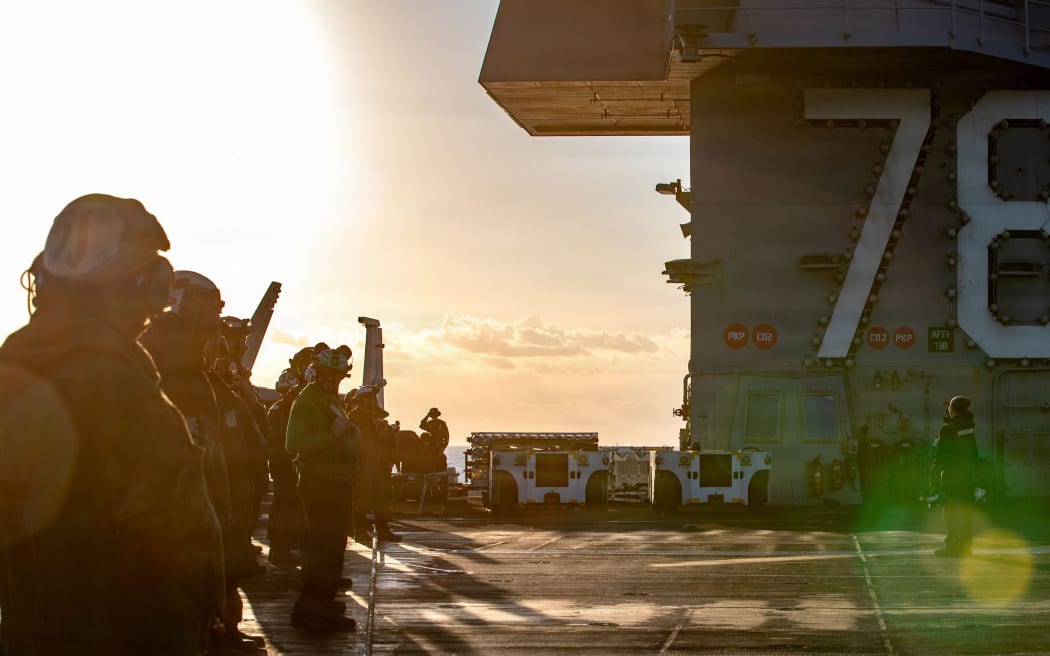 USS Gerald R. Ford - the world’s largest aircraft carrier - is launching aircraft from the Eastern Mediterranean Sea as part of Operation Epic Fury.