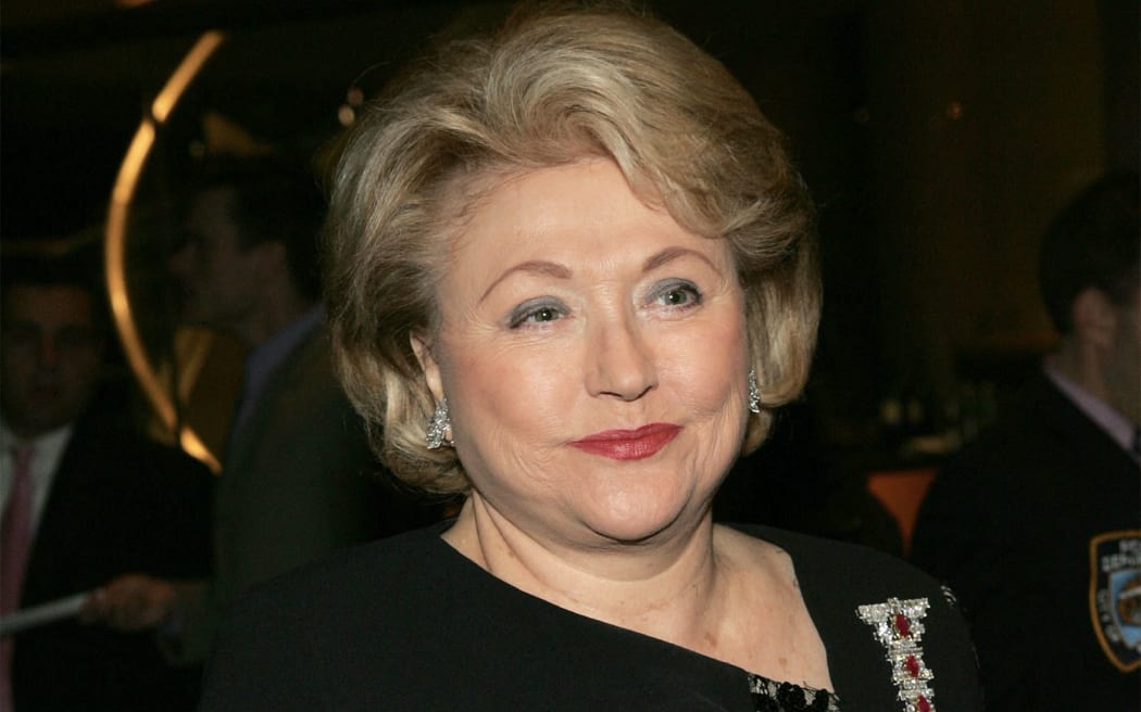 (FILES) US-British writer Barbara Taylor Bradford attends the opening night of "La Cage Aux Folles" at the Marquis Theatre in New York City on December 9, 2004. - Bestselling British-American writer Barbara Taylor Bradford, whose first novel "A Woman of Substance" turned her into an overnight success, has died aged 91, a spokeswoman said on November 25, 2024. (Photo by Paul Hawthorne / GETTY IMAGES NORTH AMERICA / AFP)