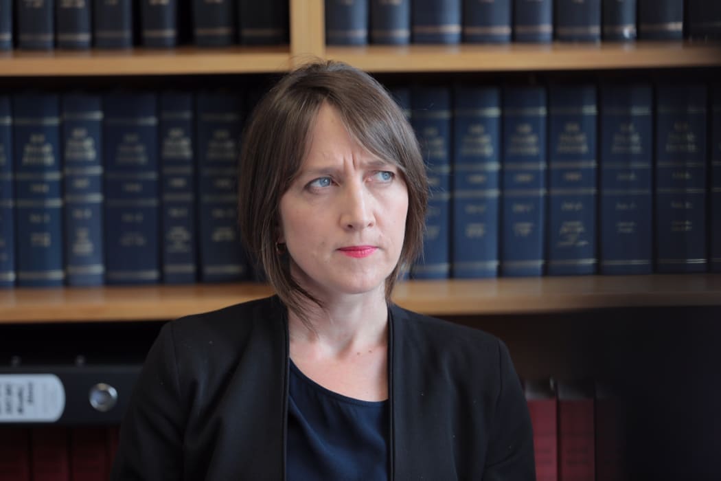 Lawyer Deborah Manning speaking about the inquiry during a press conference this afternoon.