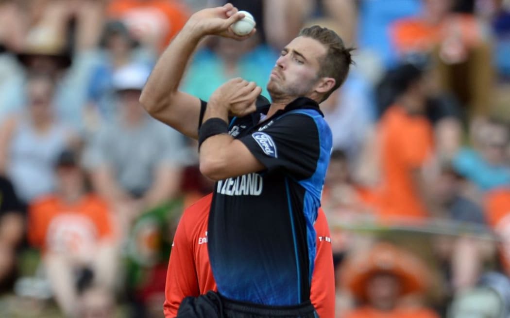 Tim Southee - Cricket World Cup, New Zealand versus Bangladesh in Hamilton