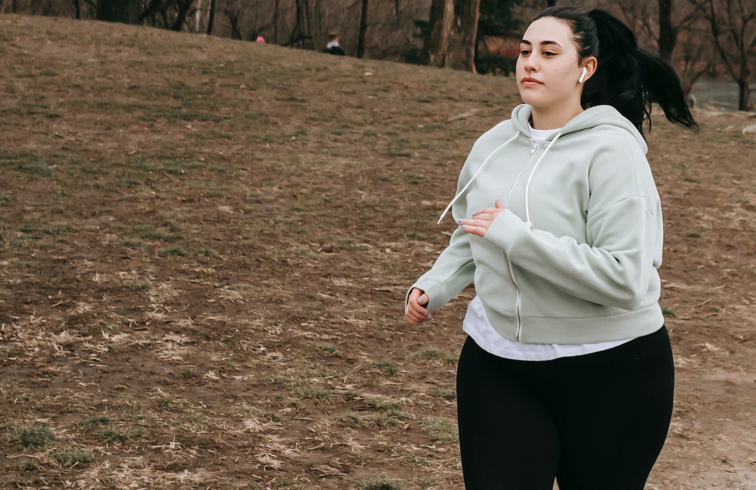 woman running