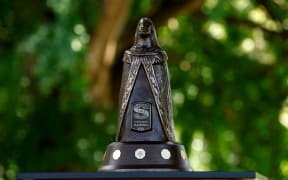 The Super Rugby Aupiki trophy.