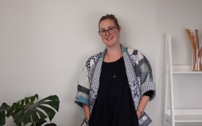 Sustainable fashion and textile artist Anna Hicks.