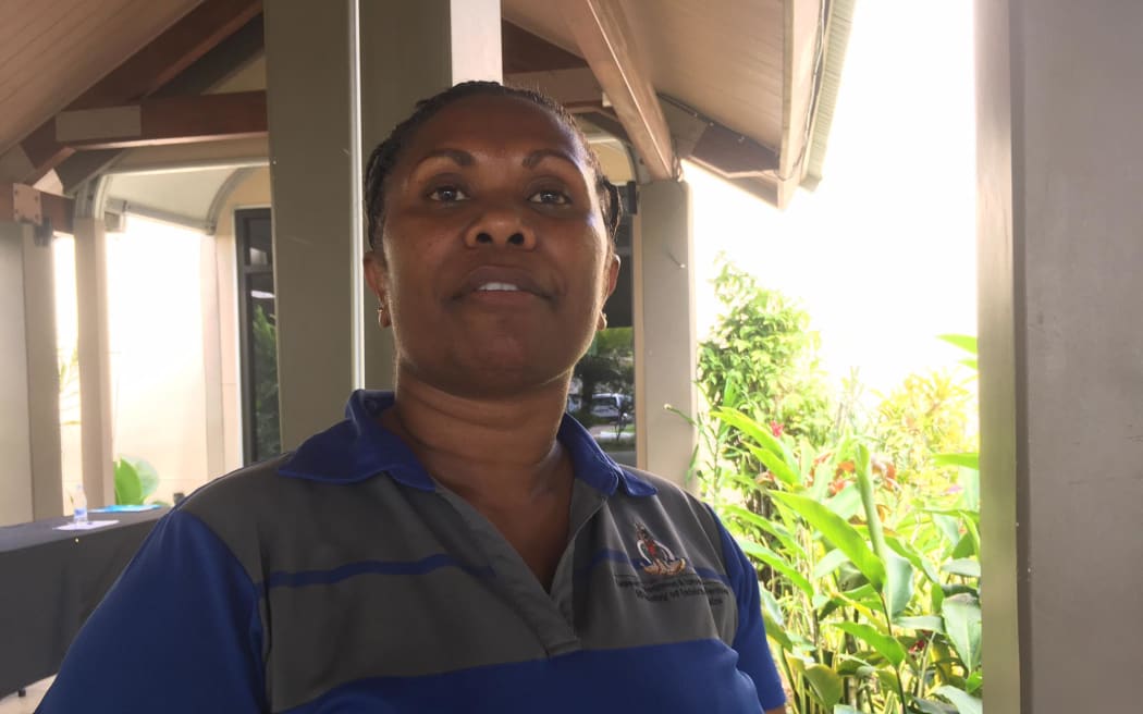 Vanuatu's Labour Commissioner Murielle Meltenoven