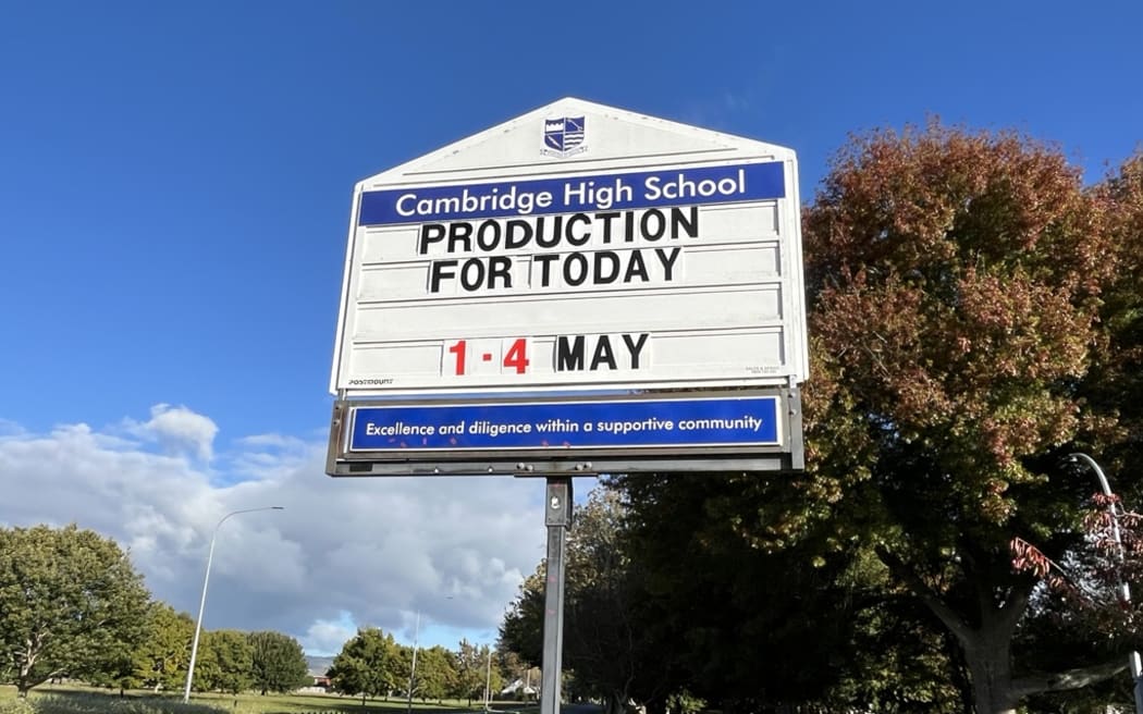 Cambridge High School’s musical For Today opens on 1 May.