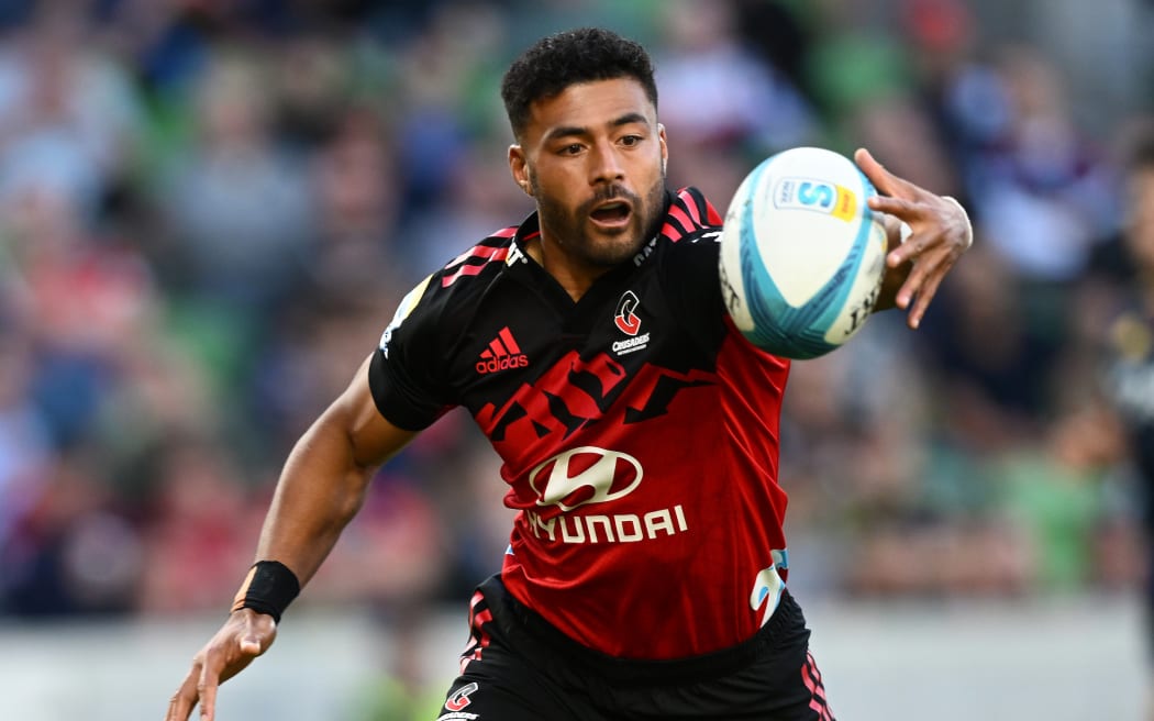 Richie Mo'unga of the Crusaders.