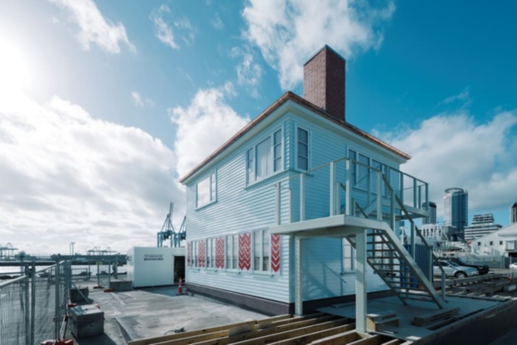 State house’ art work on Auckland wharf