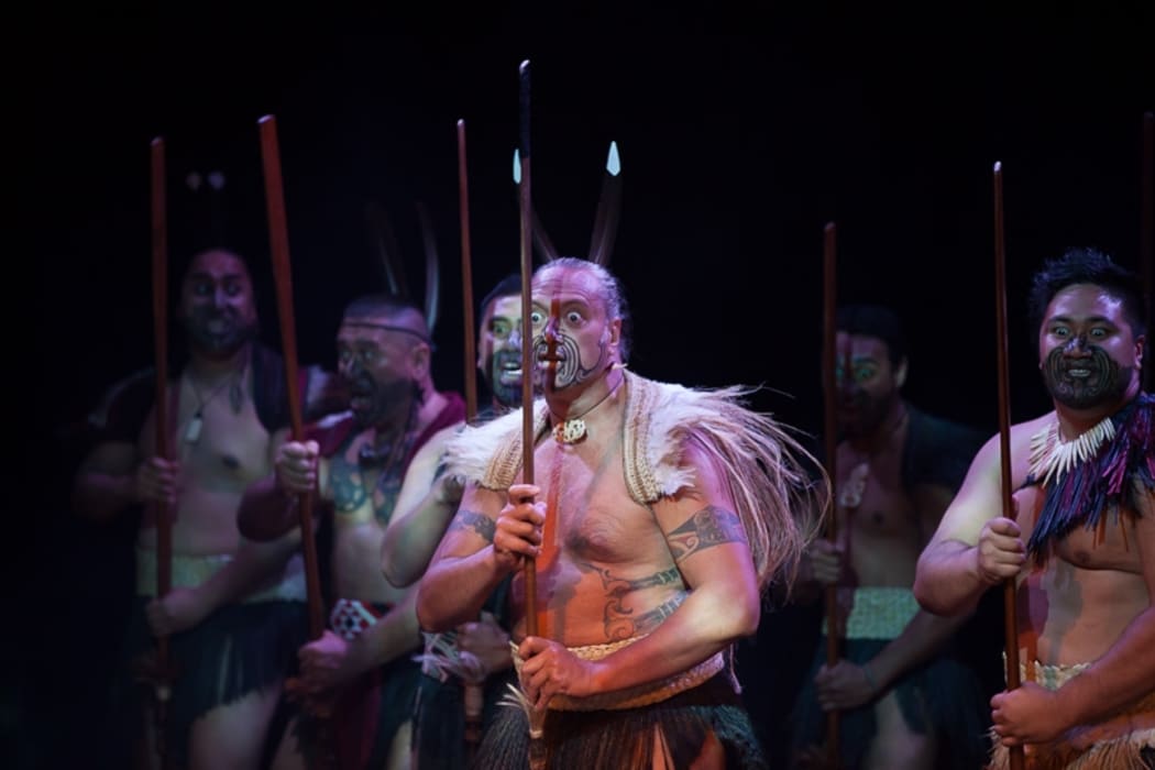 Kapa Haka performers at Edinburgh.