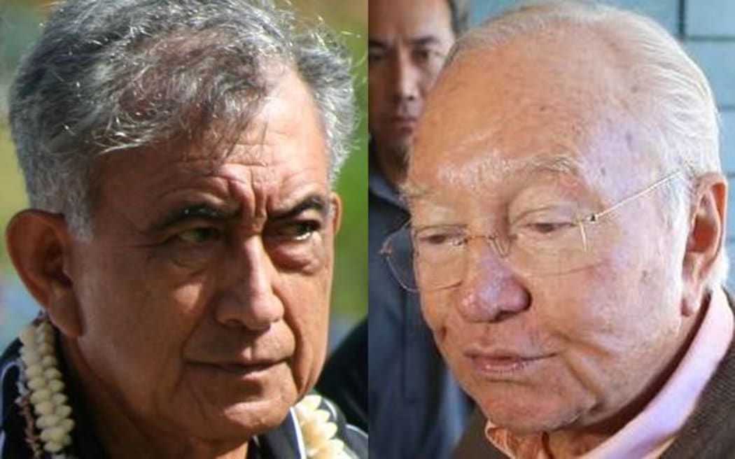 Oscar Temaru and Tavini Huiraatira's Gaston Flosse.