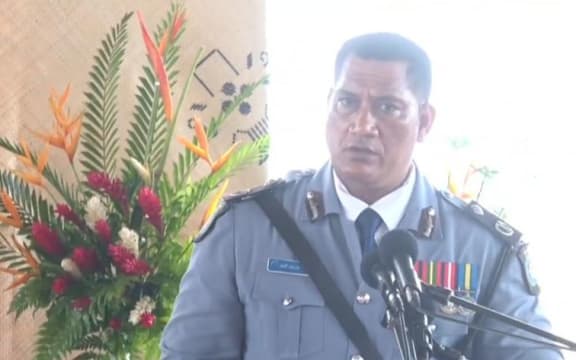 Tonga's Deputy Police Commissioner Tevita Vailea