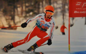 The Tongan Ski Team's Reinhard Ngatuvai Langer.