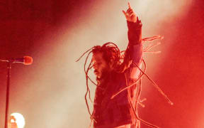 Ziggy Marley dances during one of his shows. He'll be one of the star acts at WOMAD 2024.