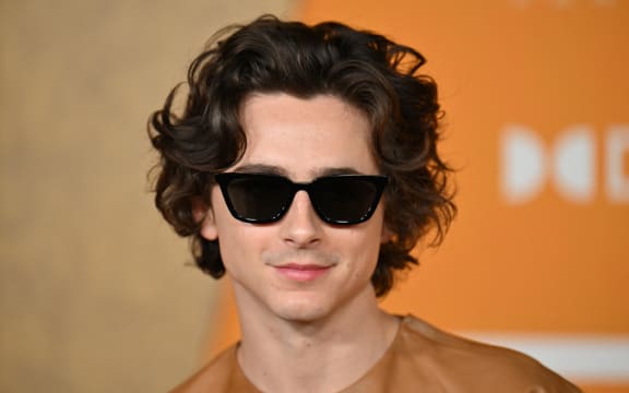 US-French actor Timothee Chalamet arrives for the premiere of “Dune: Part Two” at Josie Robertson Plaza at the Lincoln Center on February 25, 2024, in New York City. (Photo by ANGELA WEISS / AFP)