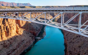 Navajo Bridge over Colorado River in Arizona - travel photography