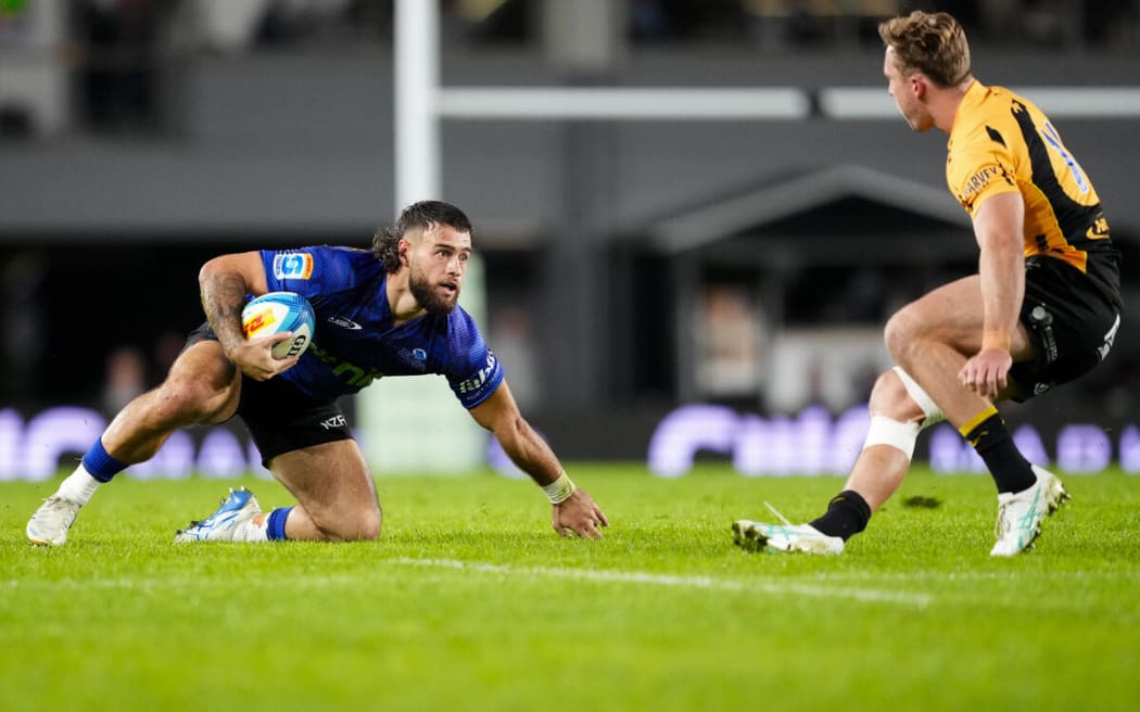 Corey Evans during the Blues v Force.