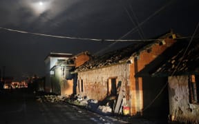 Quake damaged homes in Yongping, southwestern China's Yunnan province