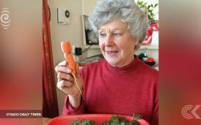 Lost ring turns up   embedded into a carrot