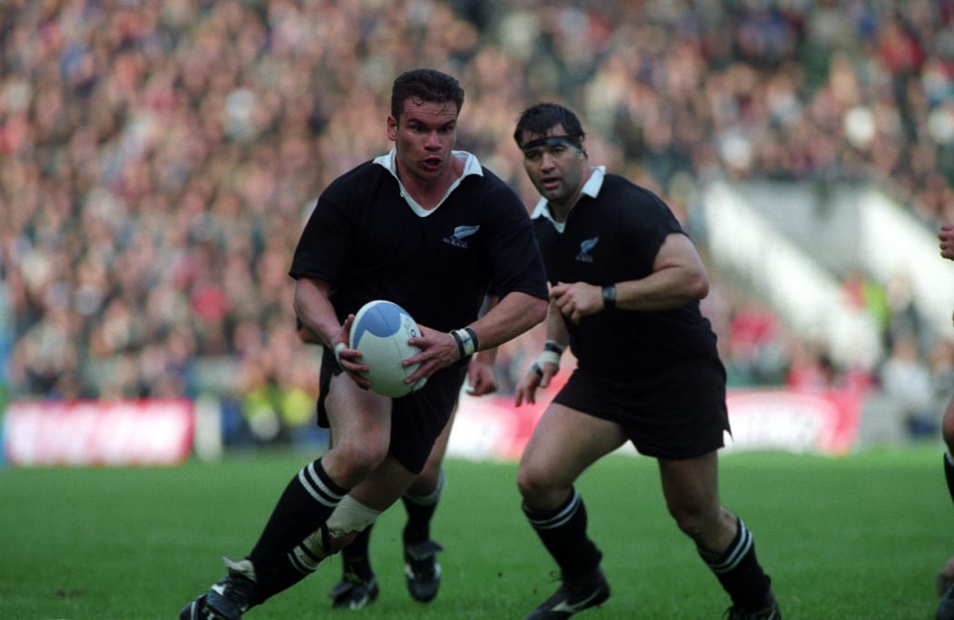 1991, Rugby Union. Rugby World Cup.
New Zealand vs England.
Michael Jones.