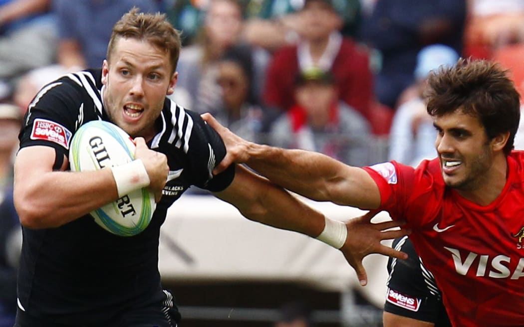 New Zealand's Tim Mikkelson in action.
