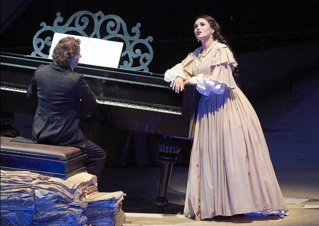 A scene from The Tales of Hoffmann at Vienna State Opera