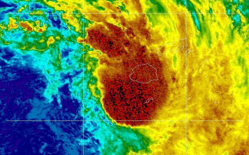 Image of TD03F over Fiji